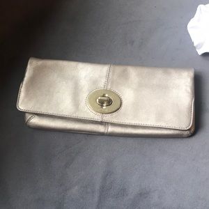 COACH foldover clutch